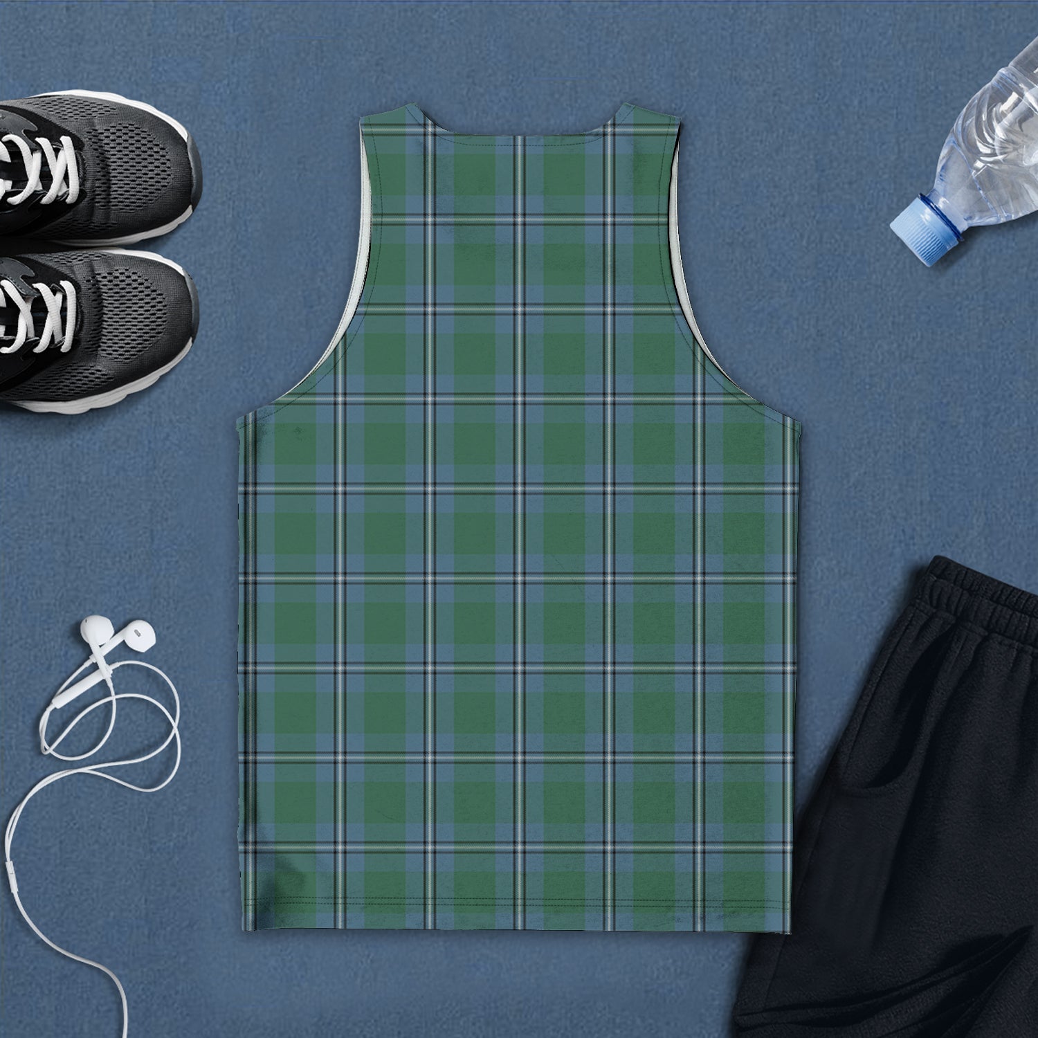 irvine-of-drum-tartan-mens-tank-top-with-family-crest