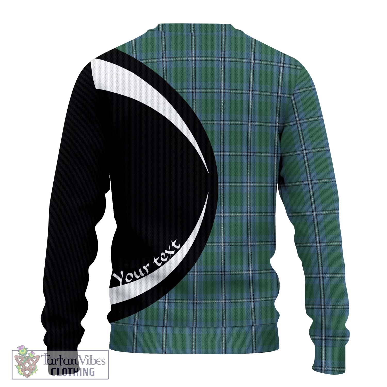 Irvine of Drum Tartan Ugly Sweater with Family Crest Circle Style - Tartan Vibes Clothing