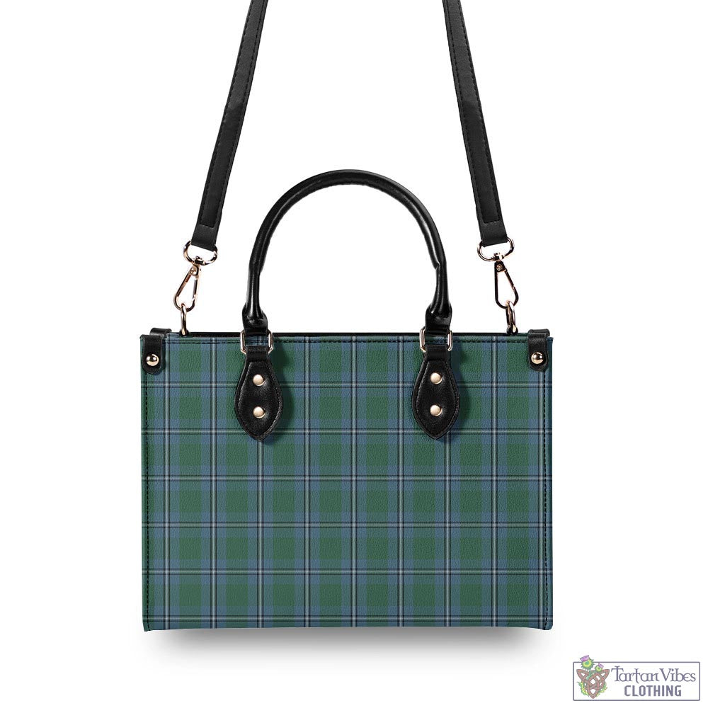 Tartan Vibes Clothing Irvine of Drum Tartan Luxury Leather Handbags