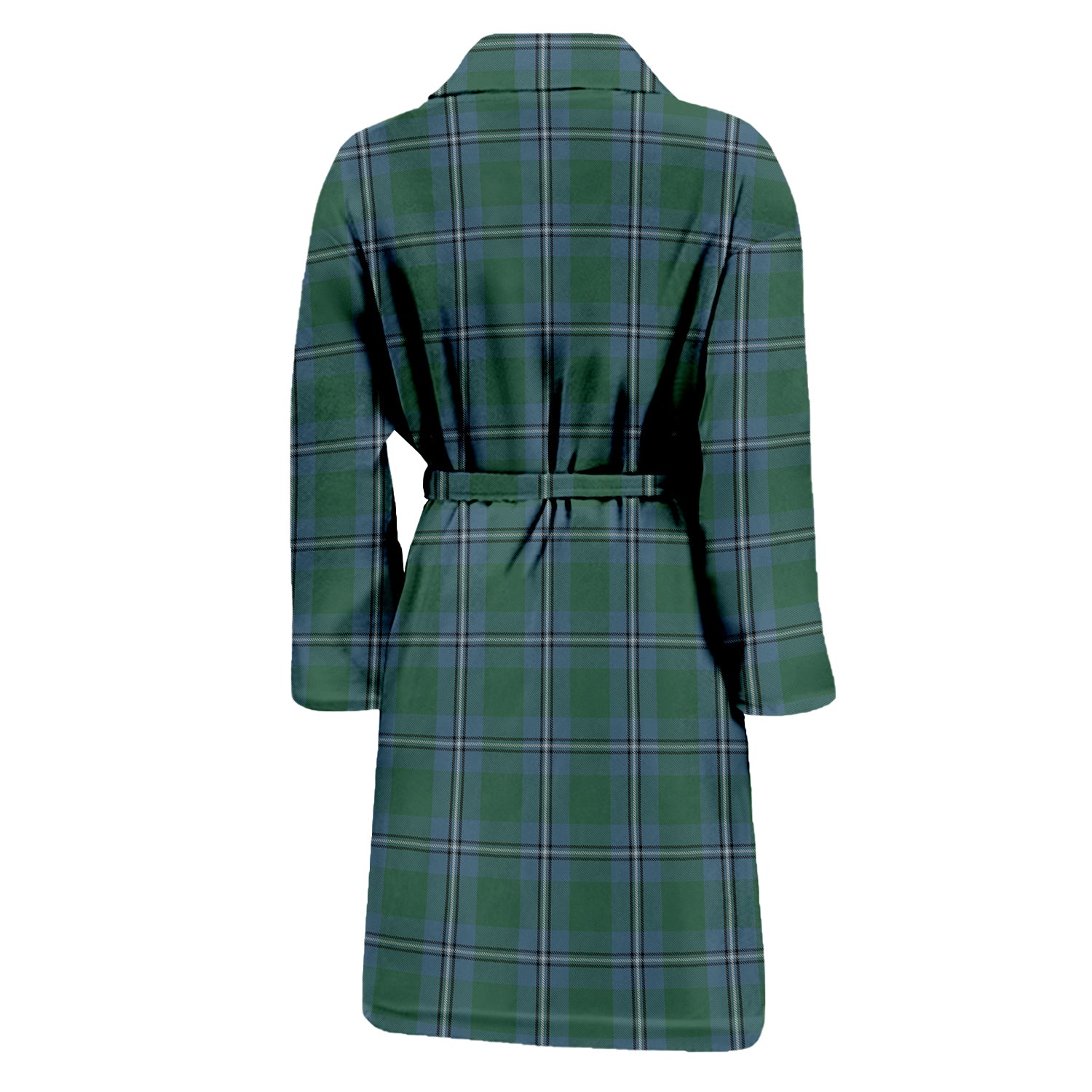 Irvine of Drum Tartan Bathrobe with Family Crest - Tartan Vibes Clothing