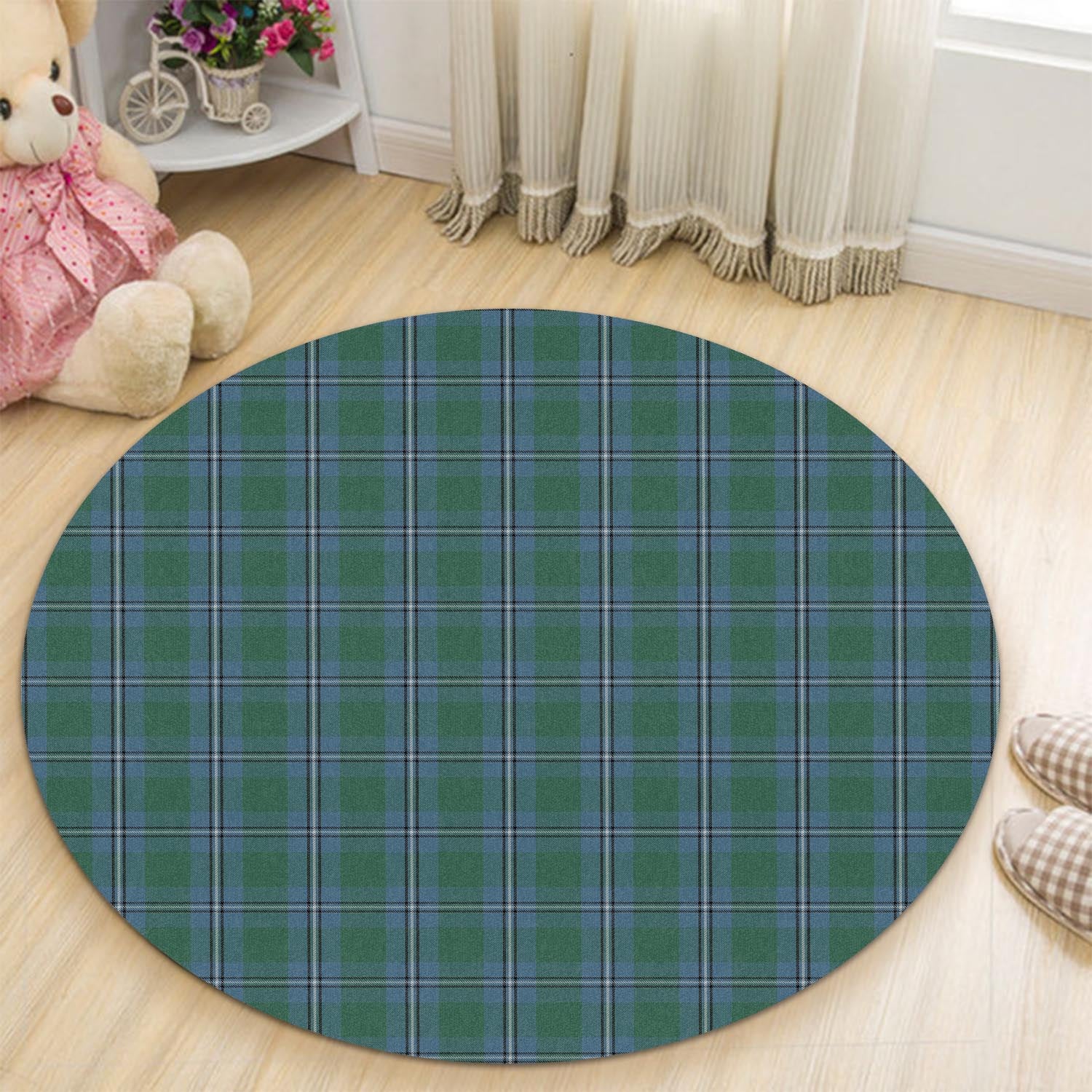 irvine-of-drum-tartan-round-rug