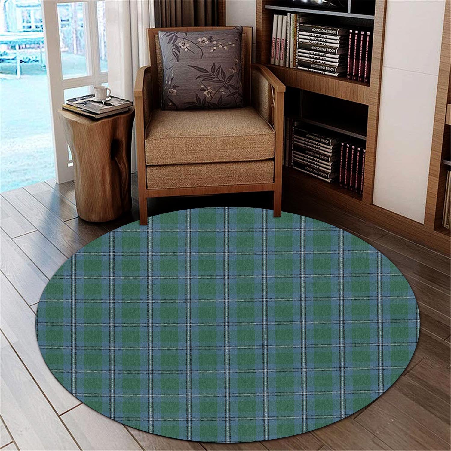 irvine-of-drum-tartan-round-rug