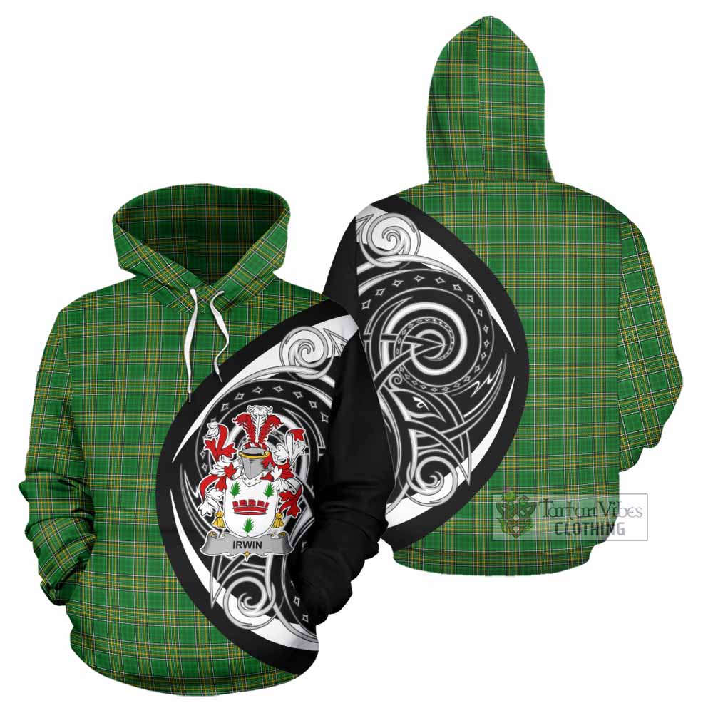 Irwin Irish Clan Hoodie Celtic Circle Style - Tartan Vibes Clothing