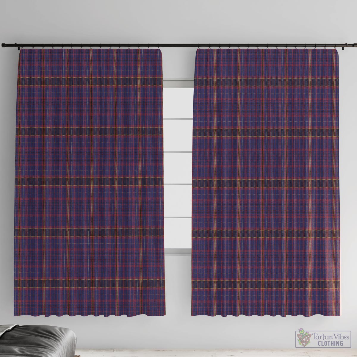 James of Wales Tartan Window Curtain