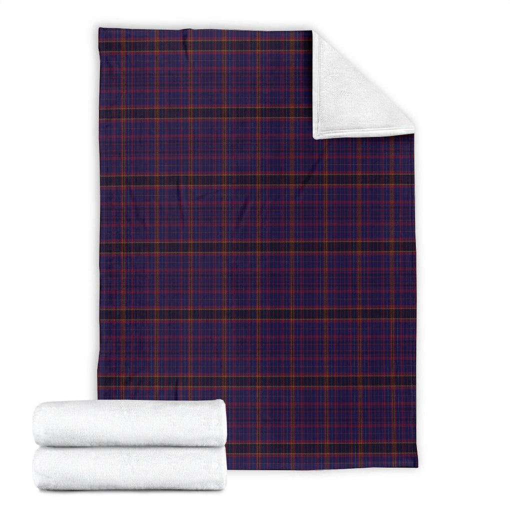 James of Wales Tartan Blanket X-Large 59 x 79 inches 150 x 200 cm - Tartan Vibes Clothing