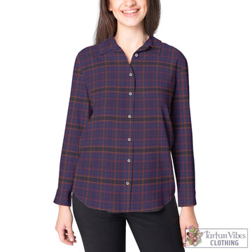 James of Wales Tartan Women's Casual Shirt