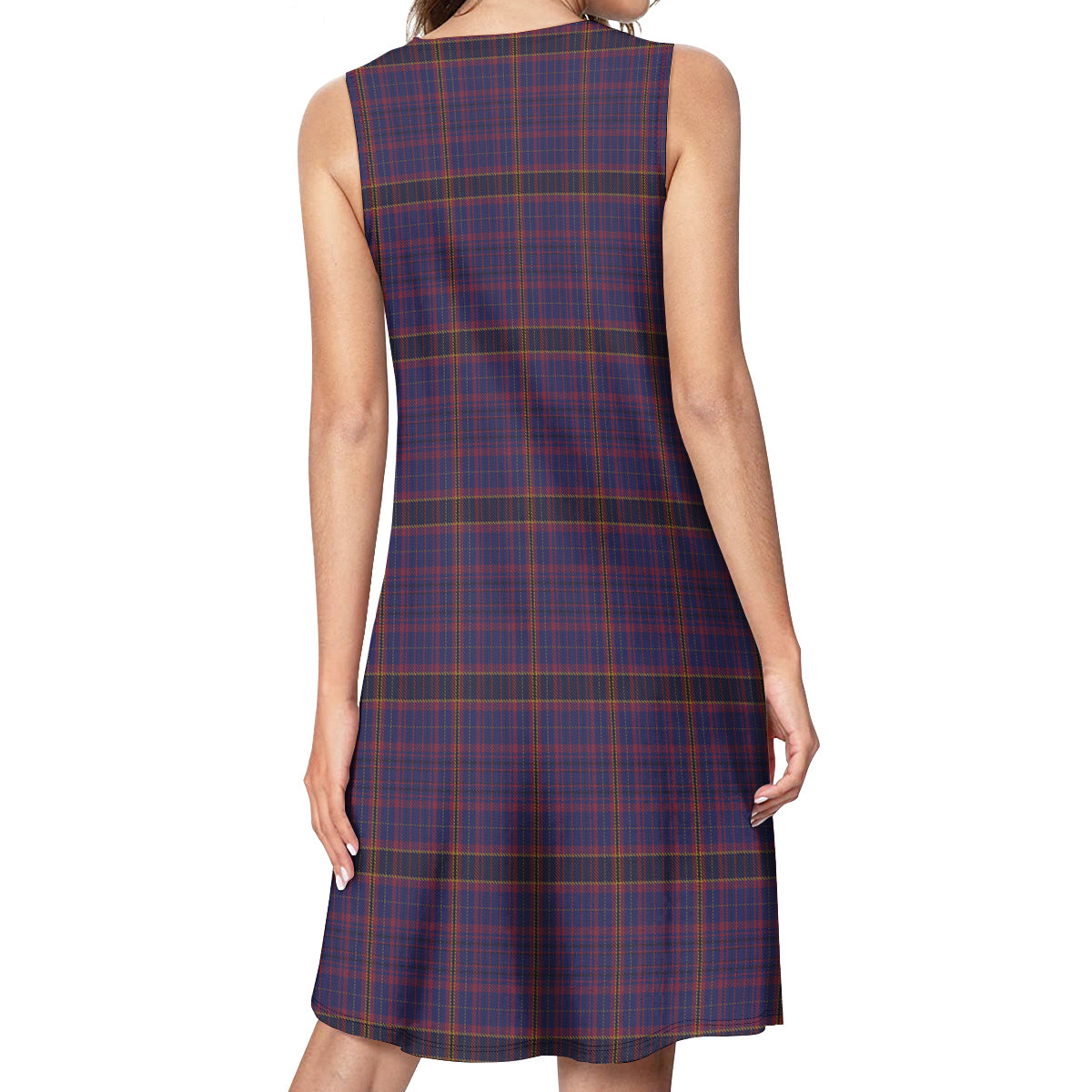 James of Wales Tartan Womens Casual Dresses - Tartanvibesclothing