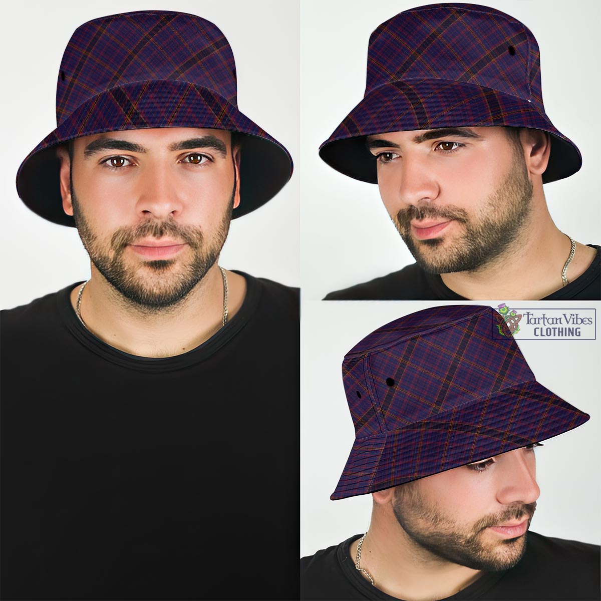 Tartan Vibes Clothing James of Wales Tartan Bucket Hat