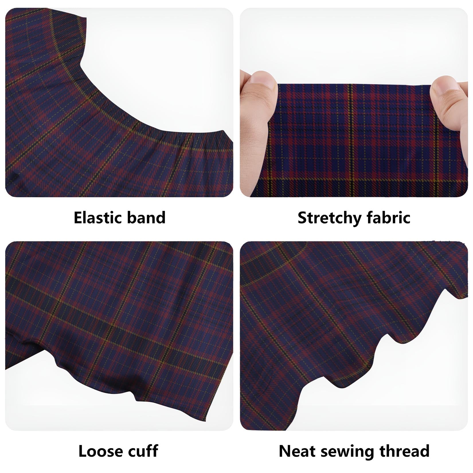 James of Wales Tartan Off Shoulder Long Dress - Tartanvibesclothing