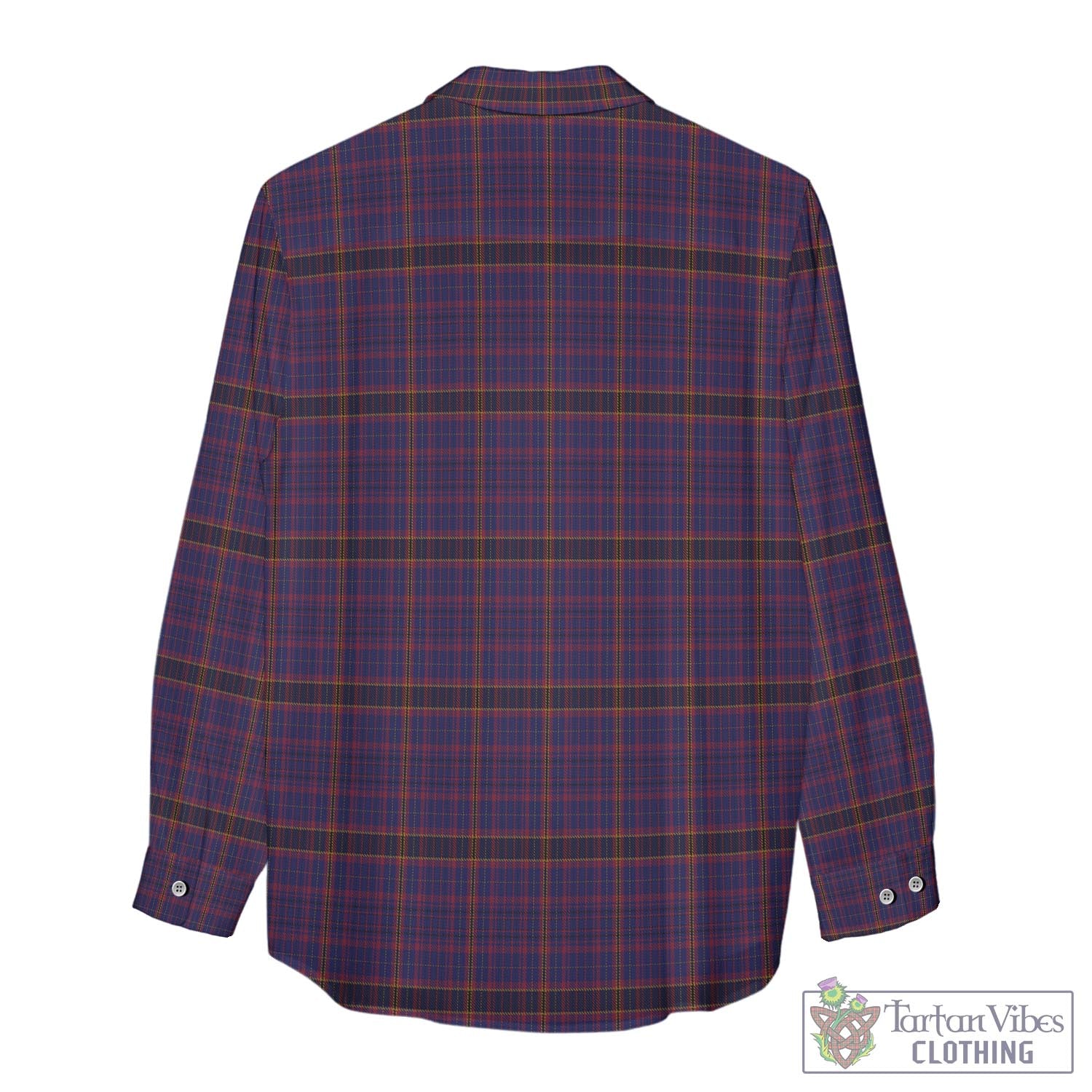 James of Wales Tartan Womens Casual Shirt