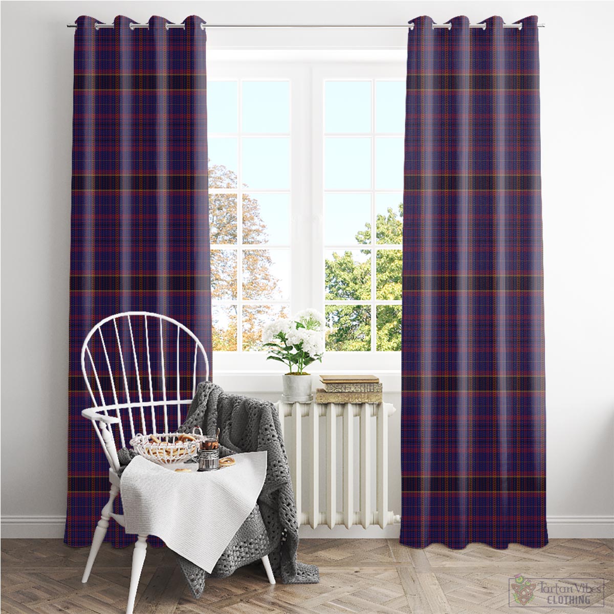 James of Wales Tartan Window Curtain