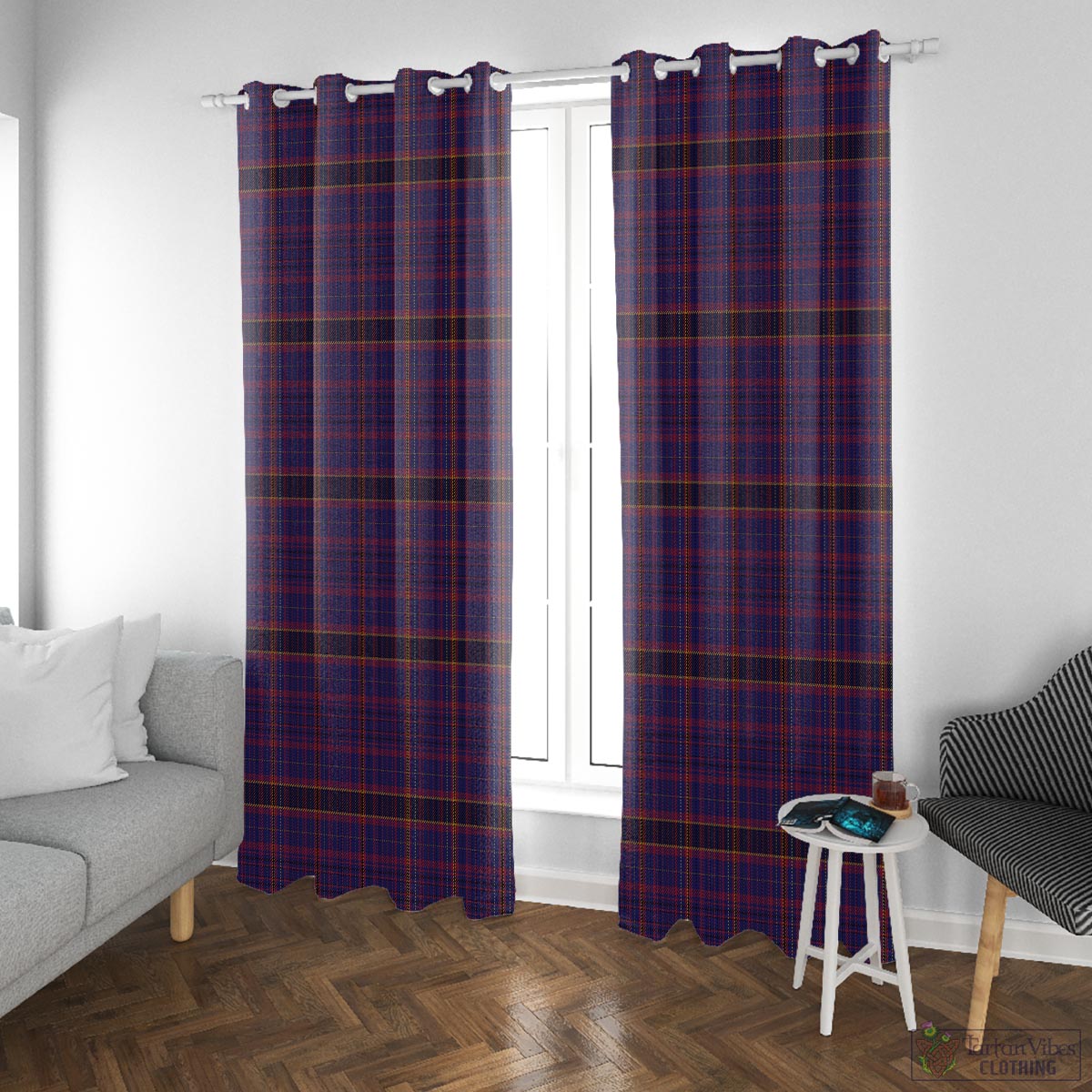 James of Wales Tartan Window Curtain