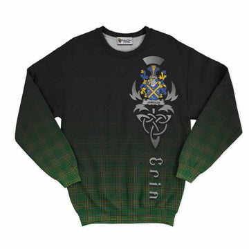 Jameson Irish Clan Sweatshirt with Coat of Arms Erin Go Bragh Celtic Inspired Unisex - Tartan Vibes Clothing