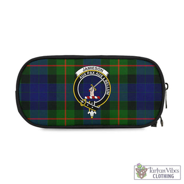 Jamieson Tartan Pen and Pencil Case with Family Crest