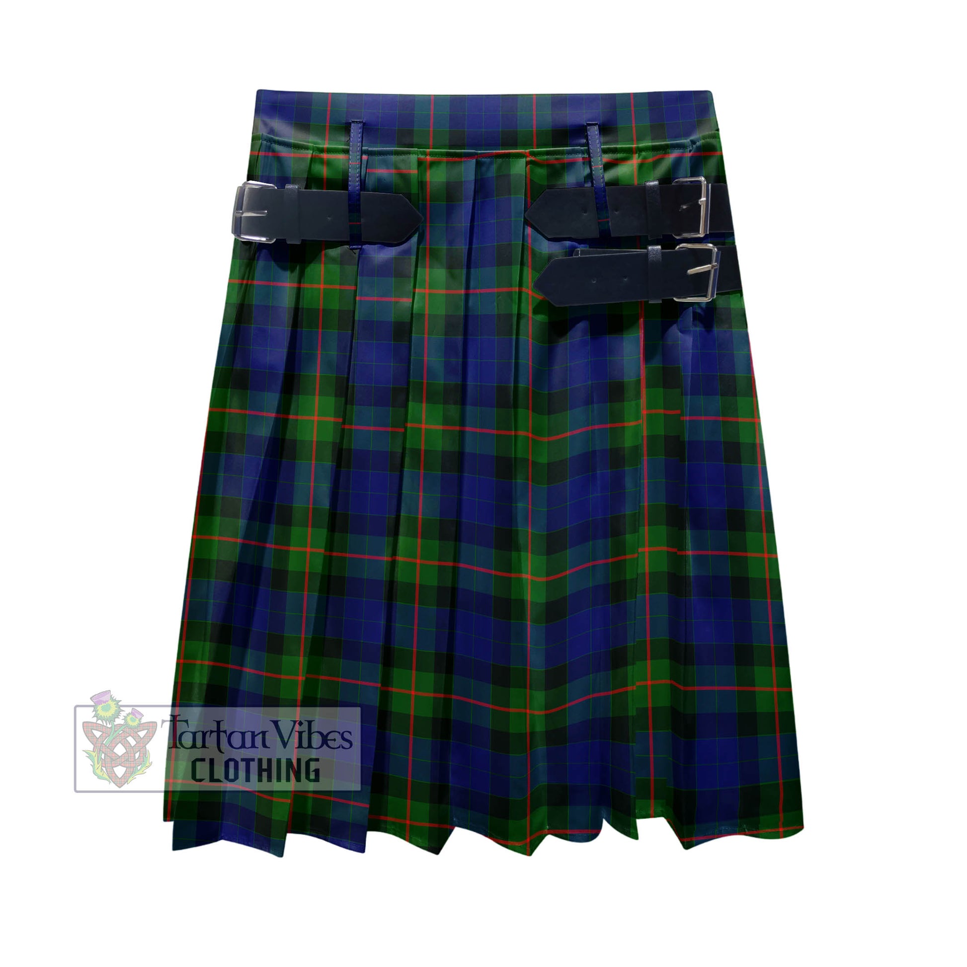 Tartan Vibes Clothing Jamieson Tartan Men's Pleated Skirt - Fashion Casual Retro Scottish Style