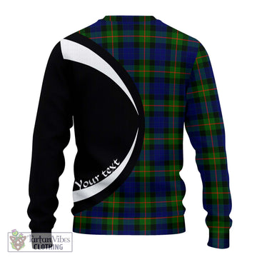 Jamieson Tartan Ugly Sweater with Family Crest Circle Style