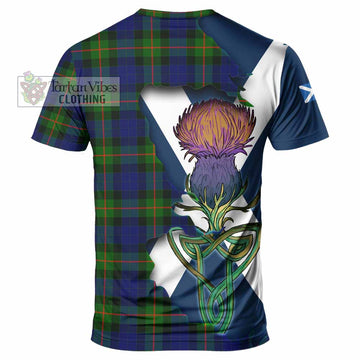 Jamieson Tartan Family Crest T-Shirt Scottish Thistle Celtic Inspired - Tartan Vibes Clothing