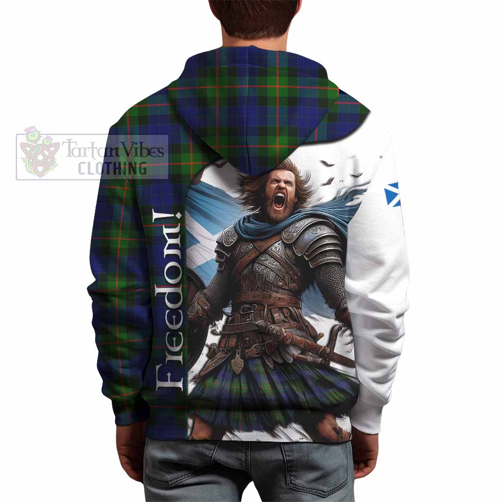 Tartan Vibes Clothing Jamieson Crest Tartan Hoodie Inspired by the Freedom of Scottish Warrior