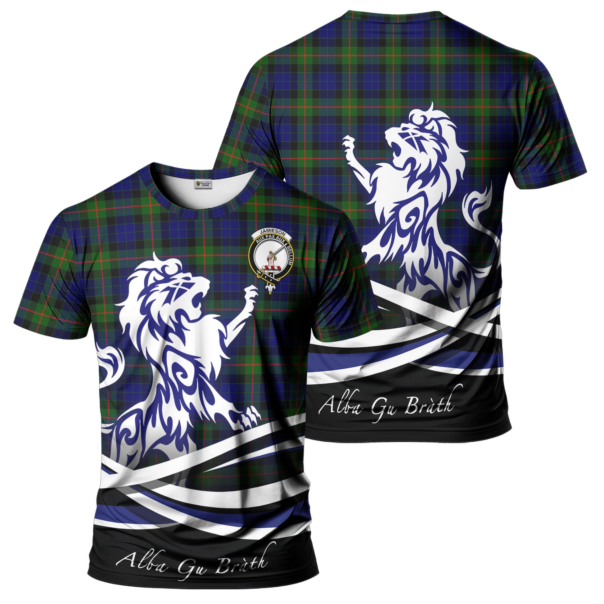 jamieson-tartan-t-shirt-with-alba-gu-brath-regal-lion-emblem