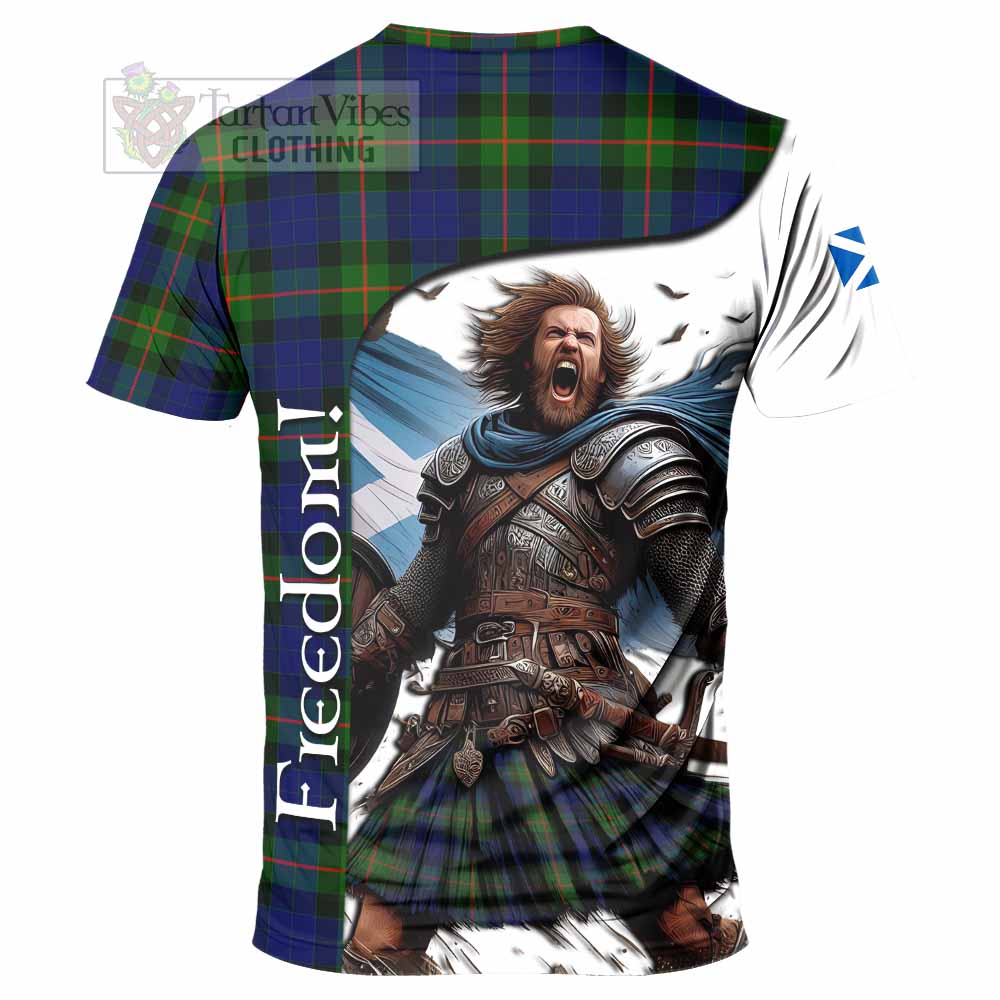 Jamieson Crest Tartan T-Shirt Inspired by the Freedom of Scottish Warrior