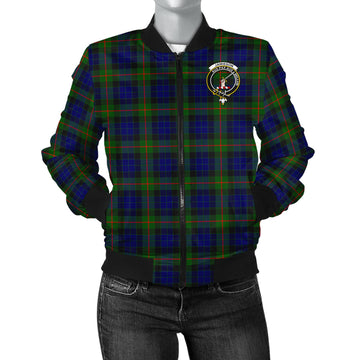 Jamieson Tartan Bomber Jacket with Family Crest