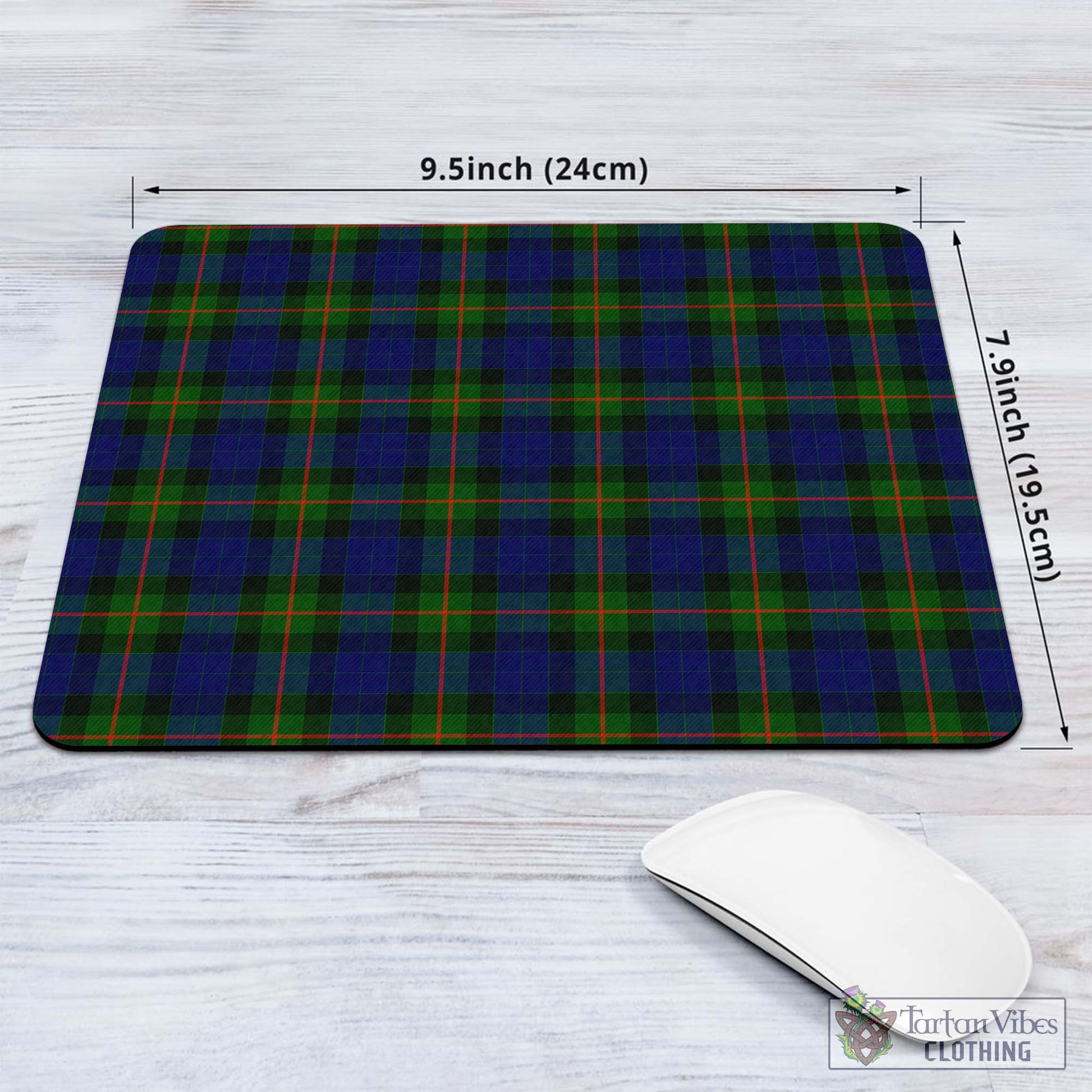 Tartan Vibes Clothing Jamieson Tartan Mouse Pad