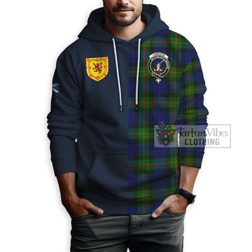 Jamieson Tartan Hoodie Alba with Scottish Lion Royal Arm Half Style