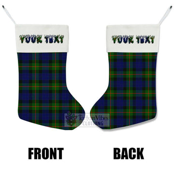 Jamieson Tartan Christmas Stocking with Personalized Text