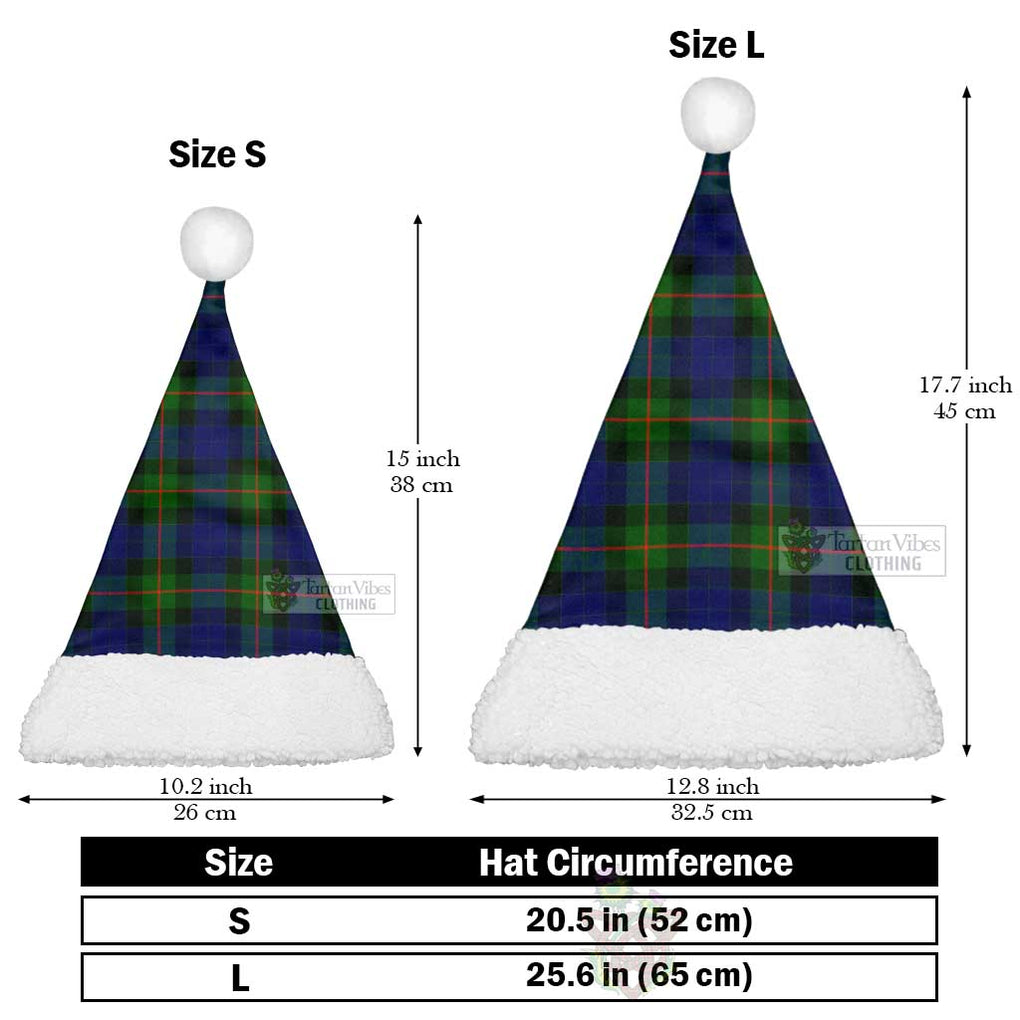 Tartan Vibes Clothing Jamieson Tartan Christmas Santa Hats