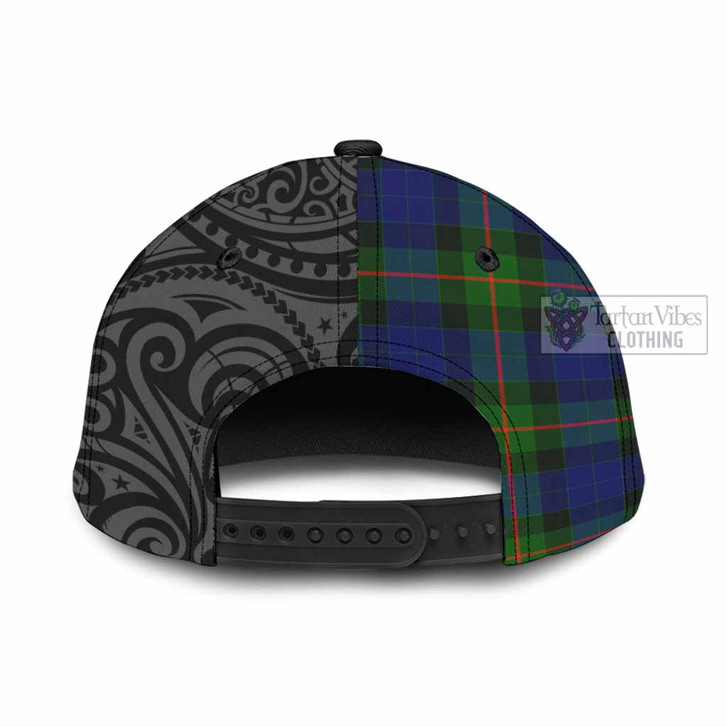 Tartan Vibes Clothing Jamieson Tartan Classic Cap with New Zealand Silver Fern Half Style