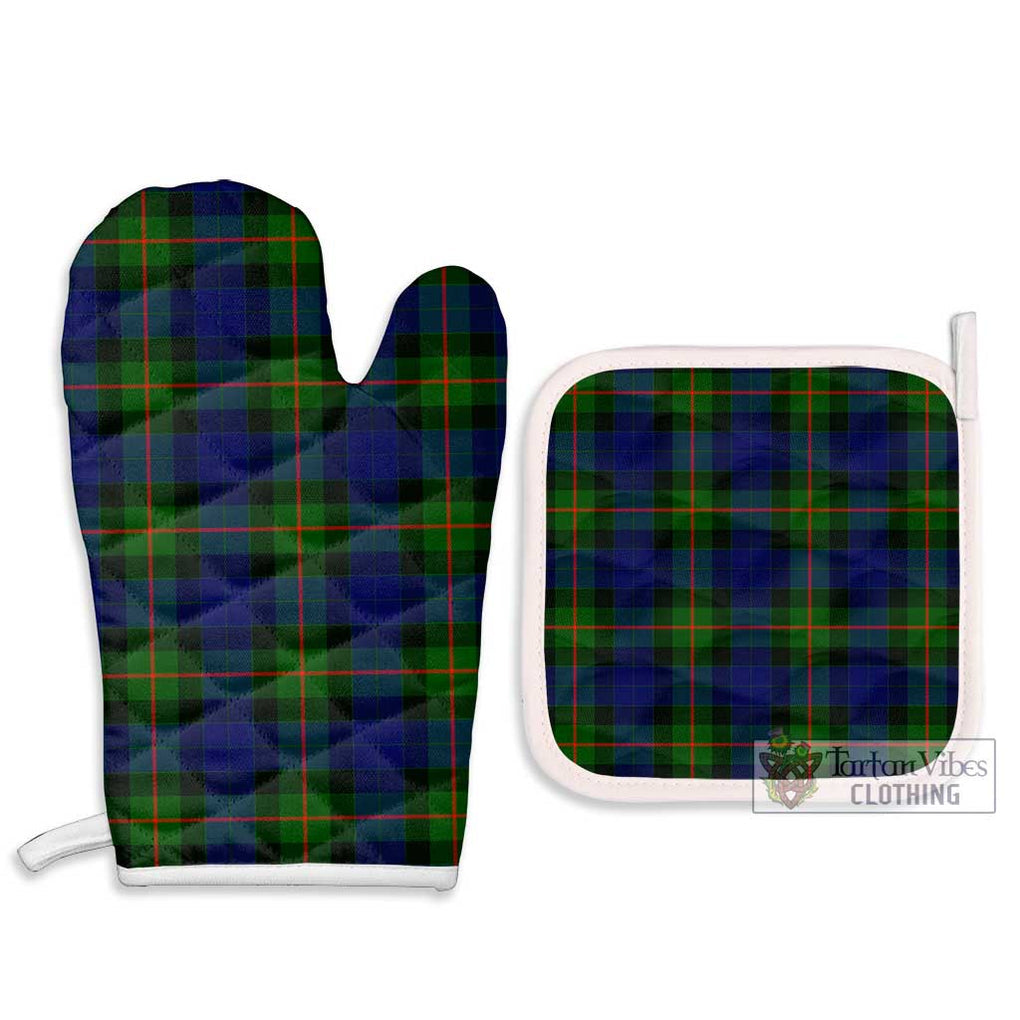 Jamieson Tartan Combo Oven Mitt & Pot-Holder Combo 1 Oven Mitt & 2 Pot-Holder White - Tartan Vibes Clothing