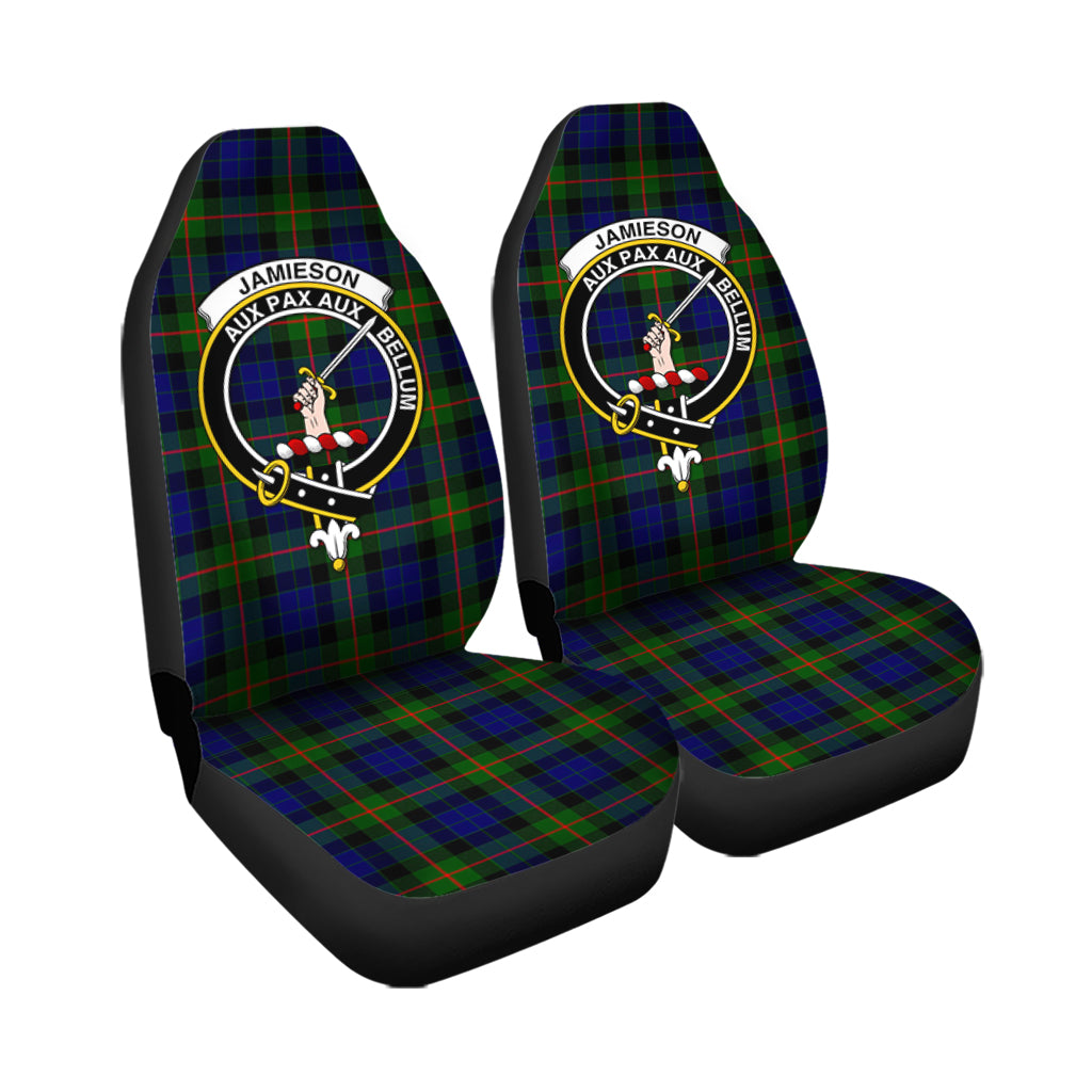 Jamieson Tartan Car Seat Cover with Family Crest - Tartan Vibes Clothing