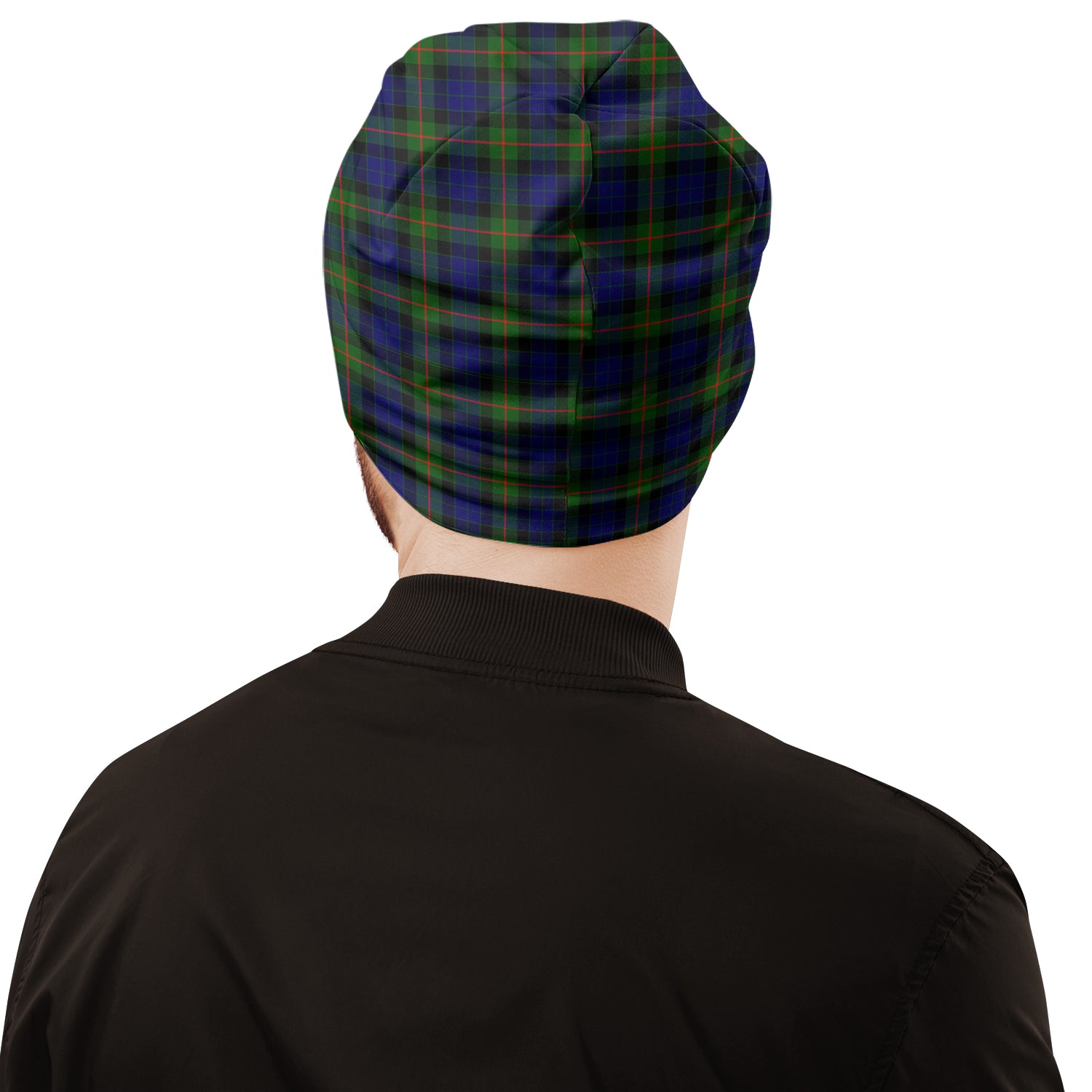 Jamieson Tartan Beanies Hat with Family Crest - Tartan Vibes Clothing