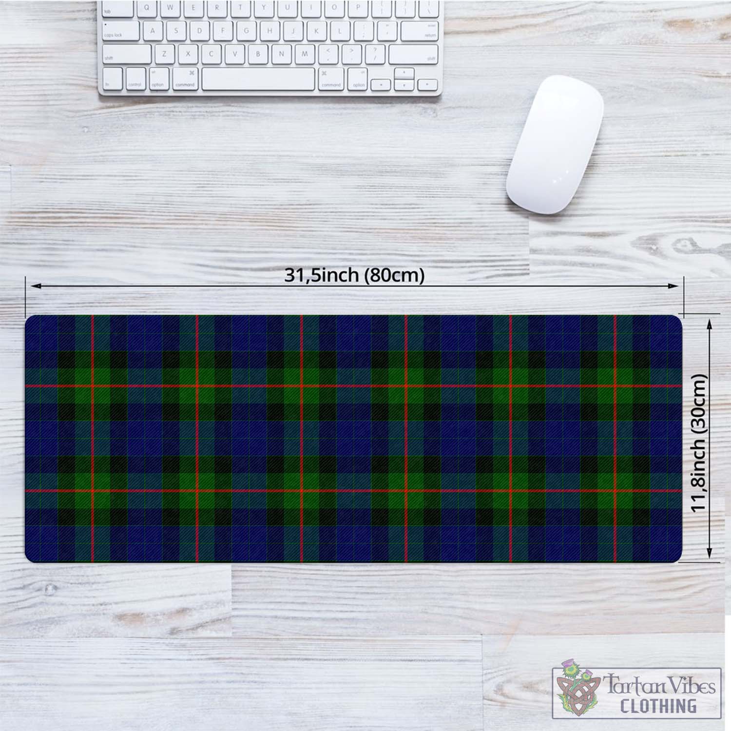 Tartan Vibes Clothing Jamieson Tartan Mouse Pad