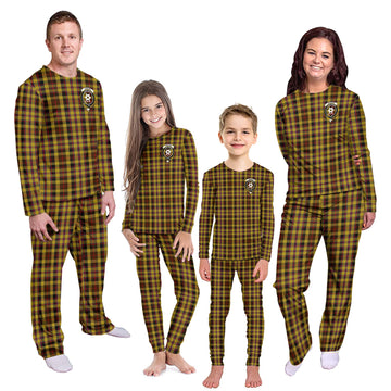 Jardine Tartan Pajamas Family Set with Family Crest