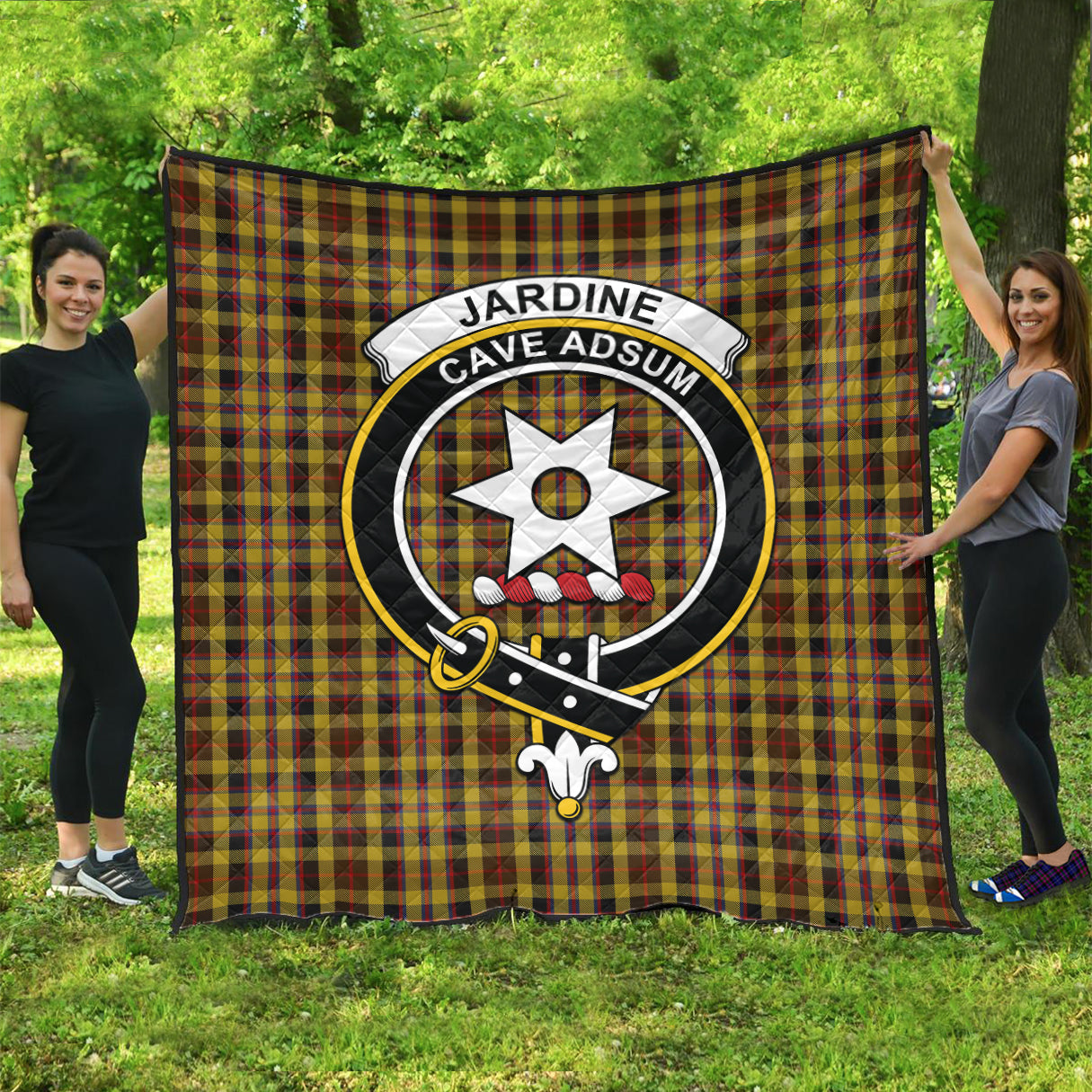 jardine-tartan-quilt-with-family-crest