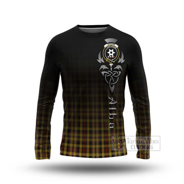 Jardine Tartan Long Sleeve T-Shirt Featuring Alba Gu Brath Family Crest Celtic Inspired