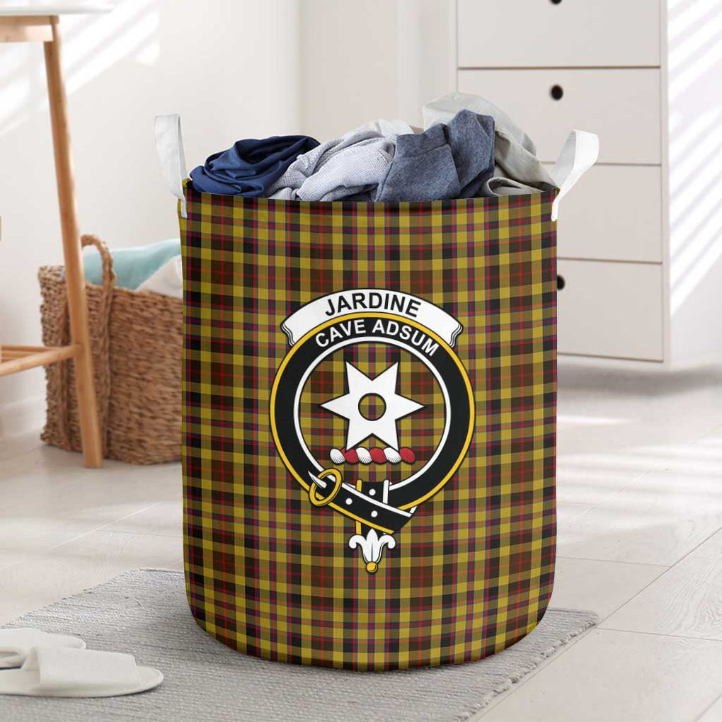 Jardine Tartan Laundry Basket with Family Crest One Size - Tartanvibesclothing Shop