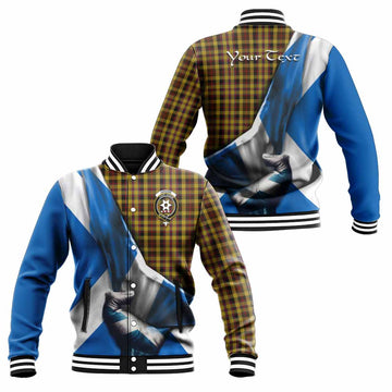 Jardine Tartan Baseball Jacket with Family Crest Scotland Patriotic Style