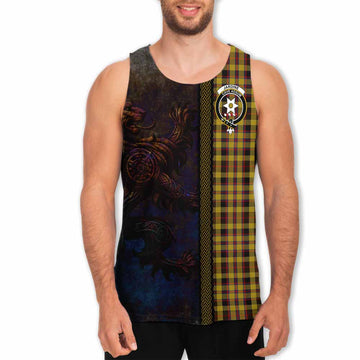 Jardine Tartan Family Crest Men's Tank Top Alba Gu Brath Be Brave Lion Ancient Style Men - Tartan Vibes Clothing