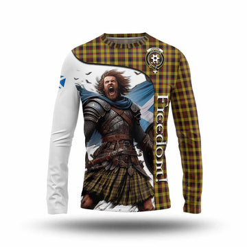 Jardine Crest Tartan Long Sleeve T-Shirt Inspired by the Freedom of Scottish Warrior