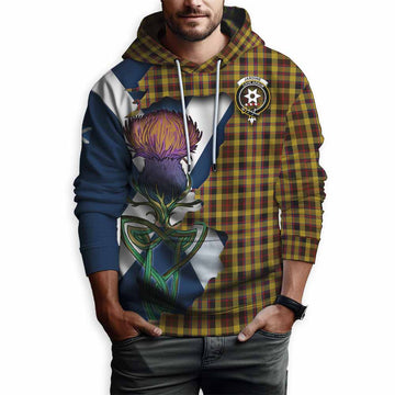 Jardine Tartan Family Crest Hoodie Scottish Thistle Celtic Inspired Pullover Hoodie - Tartan Vibes Clothing
