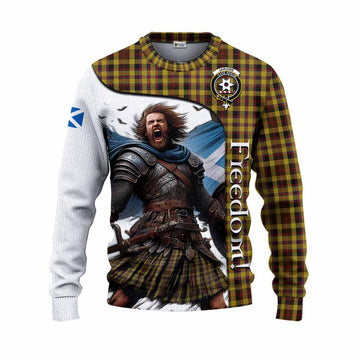 Jardine Crest Tartan Knitted Sweater Inspired by the Freedom of Scottish Warrior