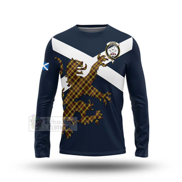 Jardine Tartan Lion Rampant Long Sleeve T-Shirt  Proudly Display Your Heritage with Alba Gu Brath and Clan Name