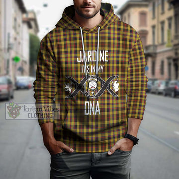 Jardine Tartan Hoodie with Family Crest DNA In Me Style