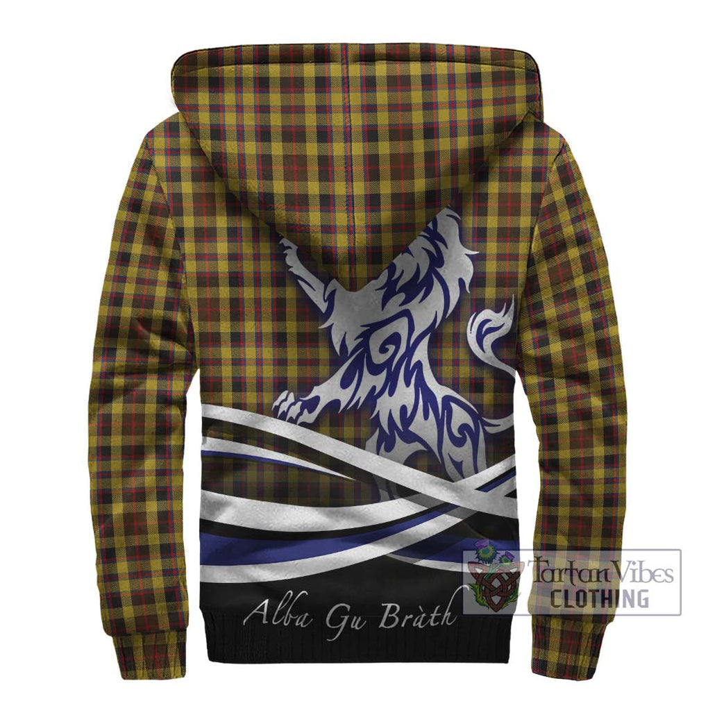 Jardine Tartan Sherpa Hoodie with Alba Gu Brath Regal Lion Emblem - Tartanvibesclothing Shop