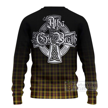 Jardine Tartan Ugly Sweater Featuring Alba Gu Brath Family Crest Celtic Inspired