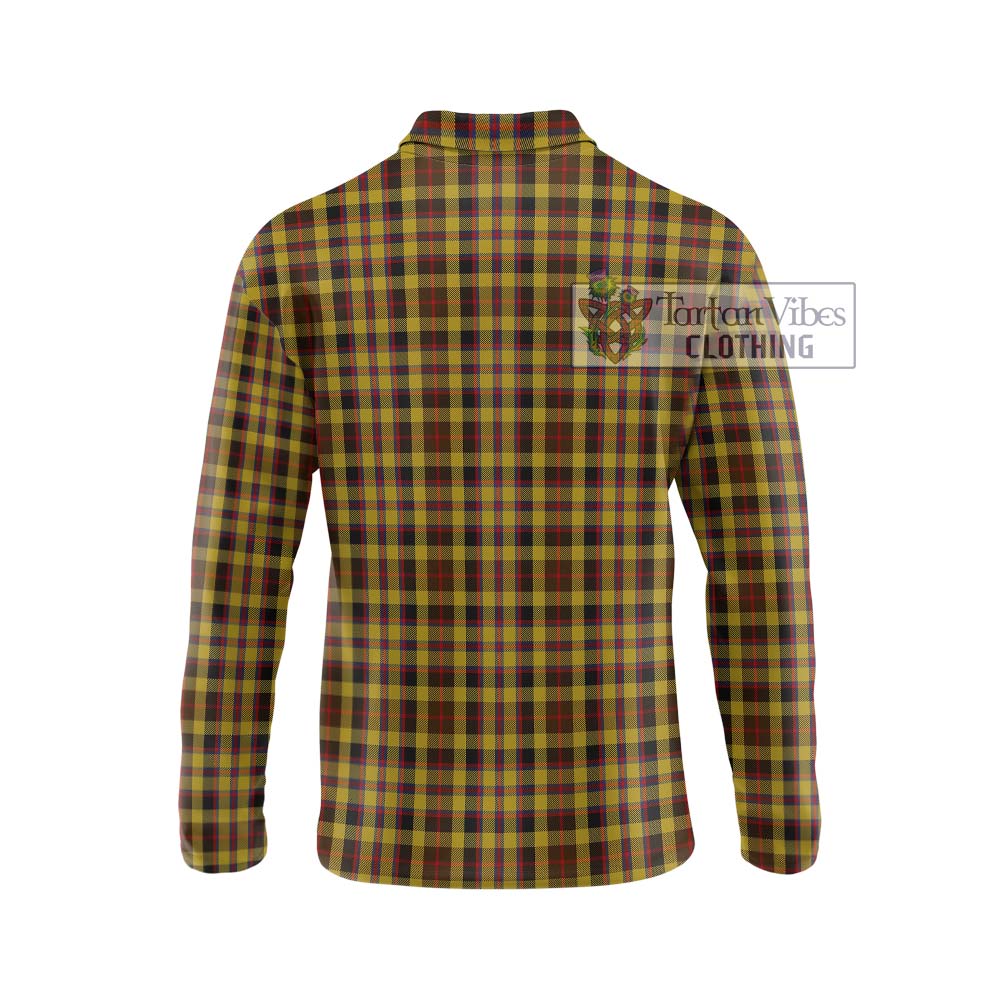 Jardine Tartan Long Sleeve Polo Shirt with Family Crest DNA In Me Style - Tartanvibesclothing Shop