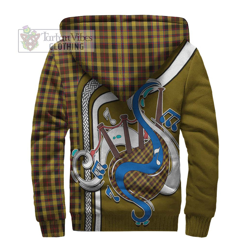 Jardine Tartan Sherpa Hoodie with Epic Bagpipe Style - Tartanvibesclothing Shop