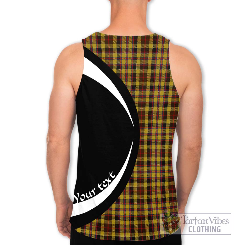 Jardine Tartan Men's Tank Top with Family Crest Circle Style - Tartan Vibes Clothing